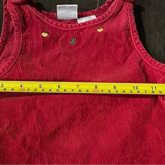 Vtg. Spot The Dog Embroidered Corduroy Red Toddler Dress 4t - Picture 5 of 7
